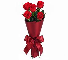 Букет 5 Красных роз Эдлесс Лав в Садовое
