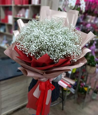 Букет цветов из: Гипсофила в Садовое