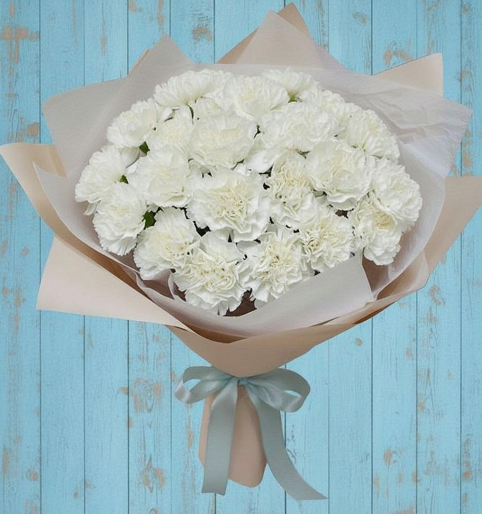 Букет цветов из: Гвоздики в Садовое