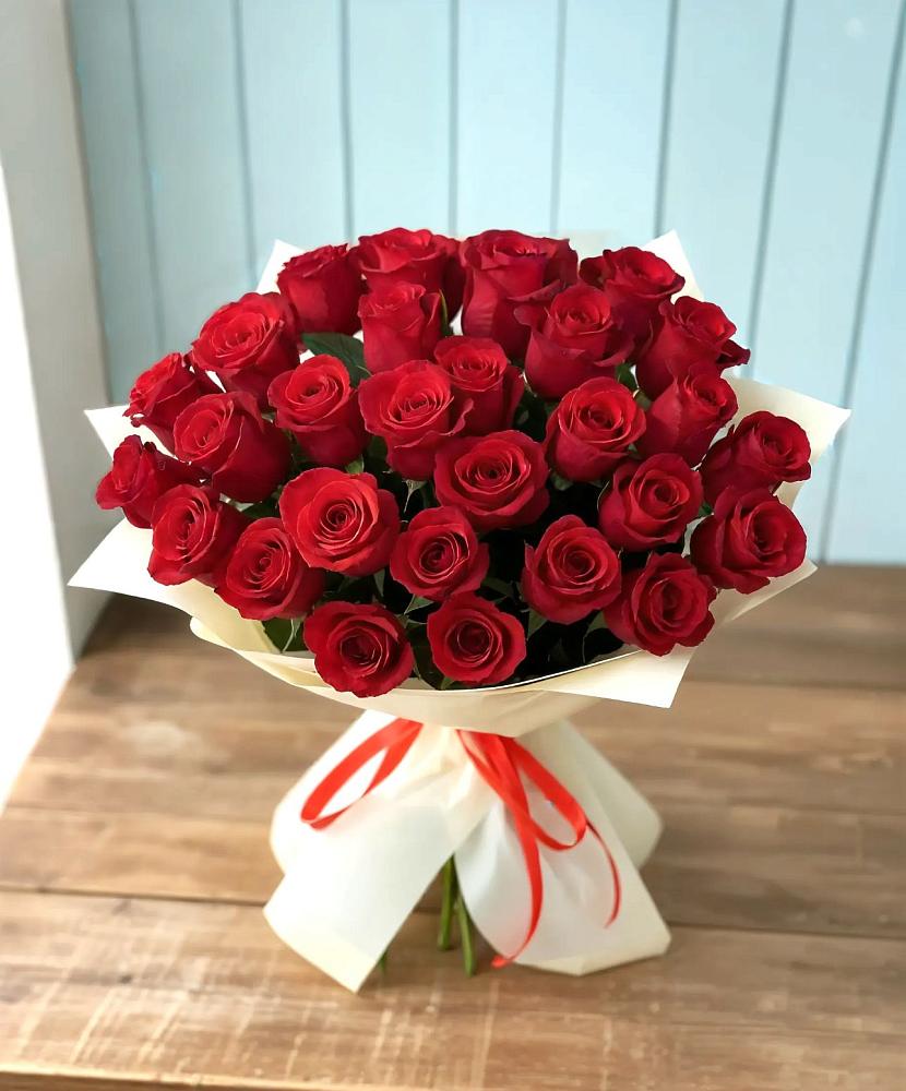Букет 29 Красных роз в Садовое