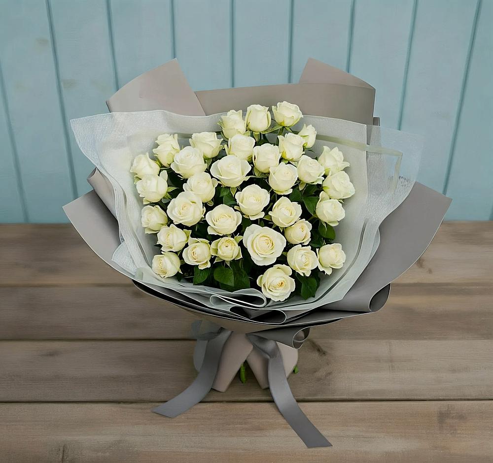 Букет Белоснежная нежность в Садовое
