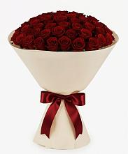Букет 101 Бордовая роза Блэк Бакарра в Садовое
