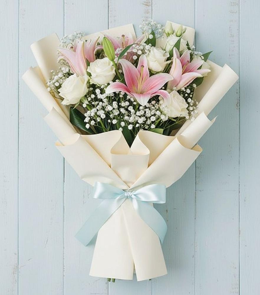 Букет цветов из: Лилии в Садовое