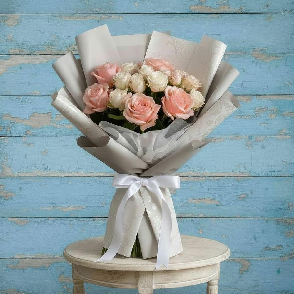 Букет цветов из: Розы в Садовое