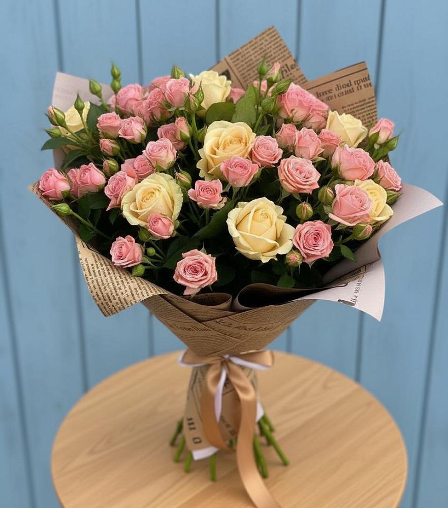 Букет цветов из: Розы в Садовое