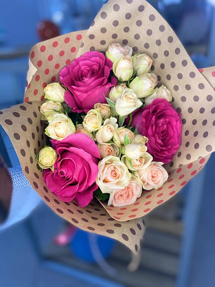 Букет цветов из: Розы в Садовое