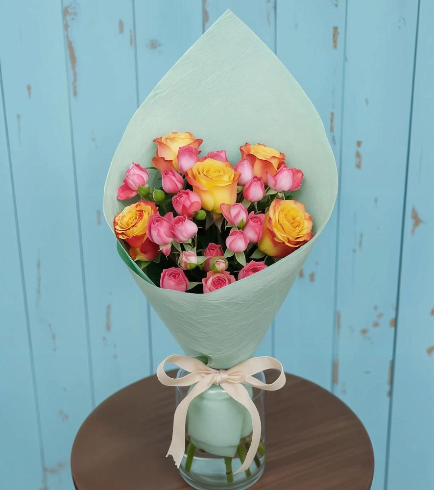 Букет цветов из: Розы в Садовое