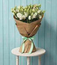 Букет цветов из:  Лизиантусы в Садовое