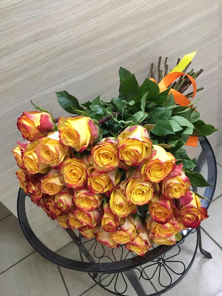 Букет Желтые розы в Садовое