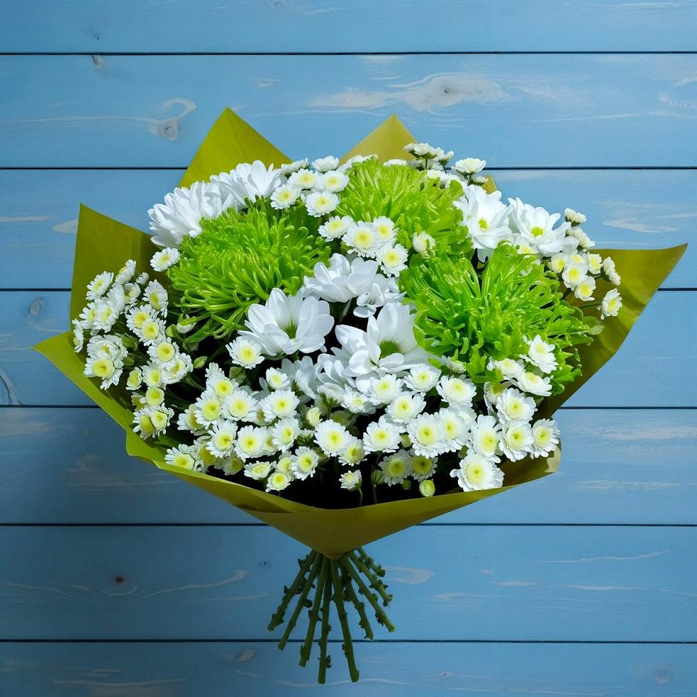 Букет цветов из: Хризантемы в Садовое