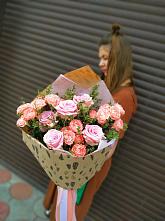 Букет цветов из:  Розы #REPLACE_PRED# Садовое