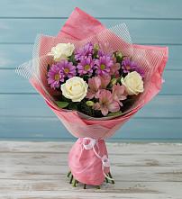 Букет цветов из:  Герберы #REPLACE_PRED# Садовое