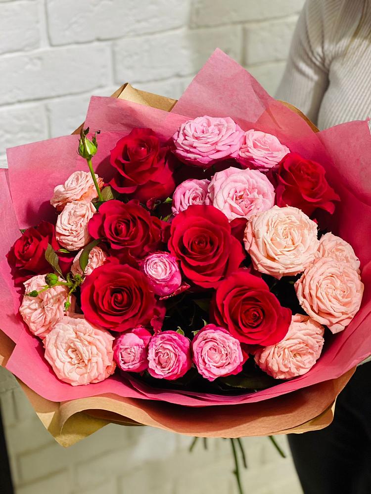 Букет цветов из: Розы в Садовое