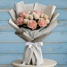 Букет цветов из:  Розы в Садовое