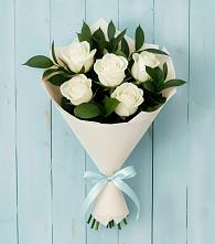 Букет цветов из:  Розы в Садовое