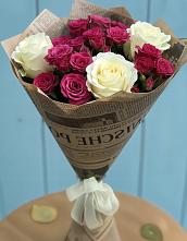 Букет цветов из:  Розы в Садовое