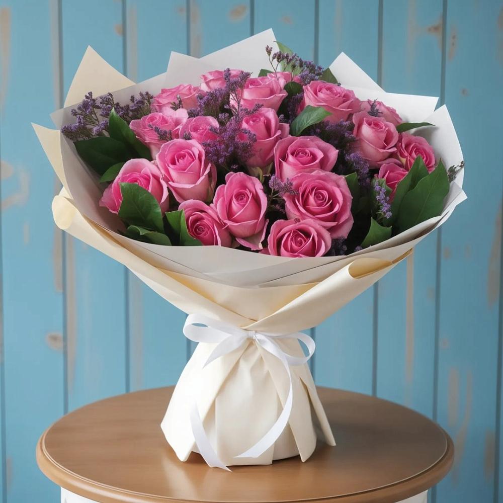 Букет цветов из: Розы в Садовое