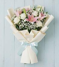 Букет цветов из:  Лилии #REPLACE_PRED# Садовое