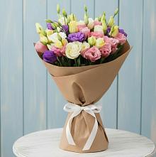 Букет цветов из:  Лизиантусы #REPLACE_PRED# Садовое