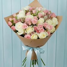 Букет цветов из:  Розы в Садовое