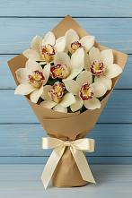 Букет цветов из:  Орхидеи и Розы в Садовое